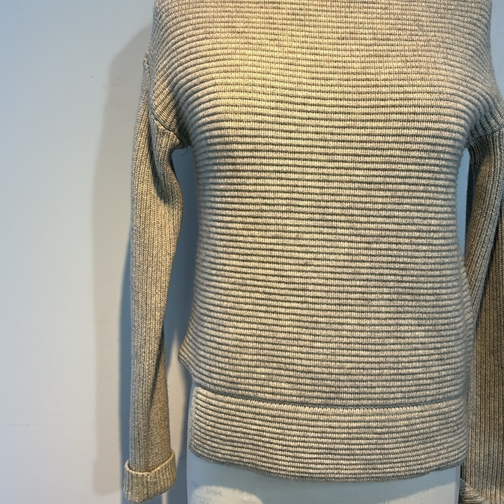 Babaton Mika sweater Heathered light grey wool/cashmere blend size XS - Picture 12 of 14